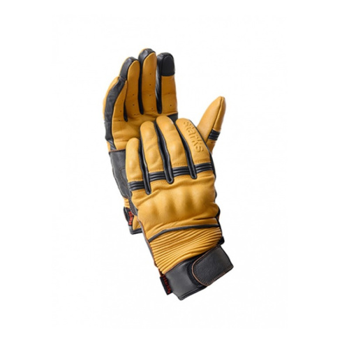 Starks Мотоперчатки Alfard (кожа) желтый в Москве