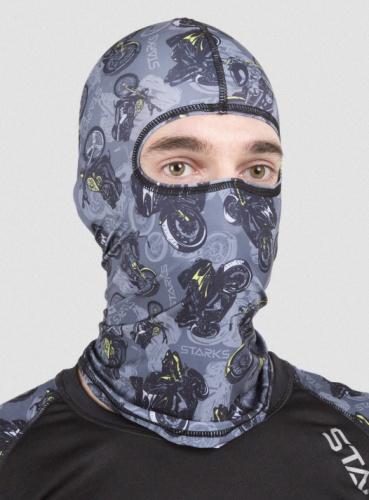 Starks Подшлемник Light Print Moto Серый принт в Москве