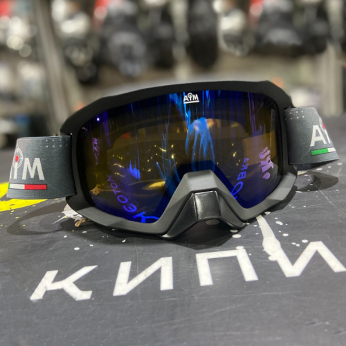 AIM PRO Очки снегоходные двойная линза 186-100 Black matt в Москве