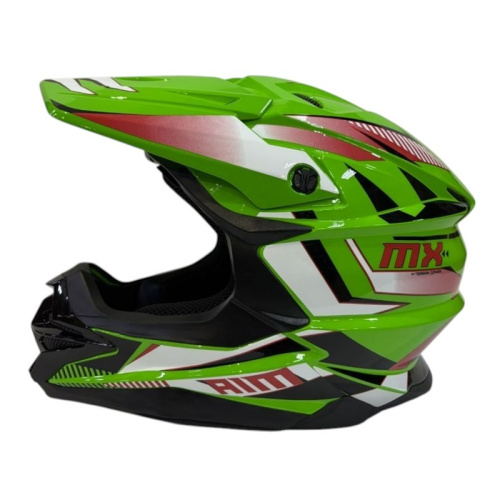 AiM Шлем JK803S Melt Red/Green/Black в Москве