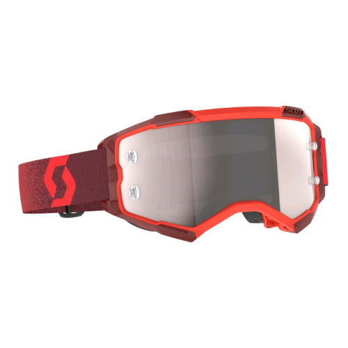 Scott Очки кроссовые Fury red/silver chrome works в Москве