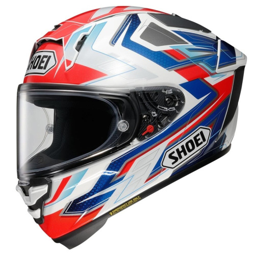 Shoei Мотошлем X-Spirit Pro Escalate бело-сине-красно-серый в Москве