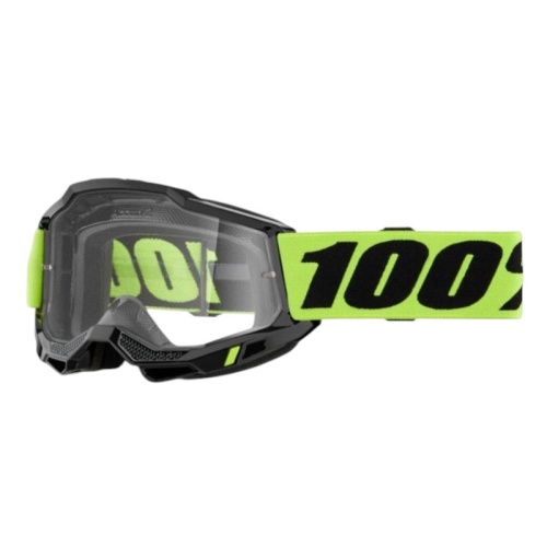 100% Очки подростковые Accuri 2 Neon Yellow / Clear в Москве