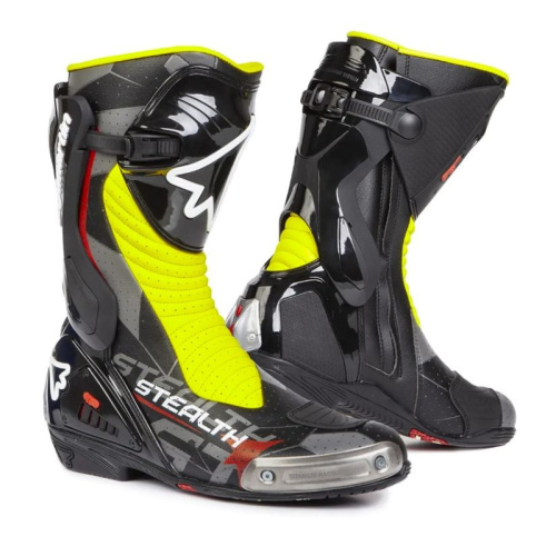 Stylmartin Мотоботы Tealth Evo Air Men Black Fluo Nero в Москве