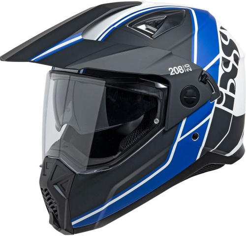 IXS Шлем IXS 208 2.0 Черно-Белый Синий в Москве