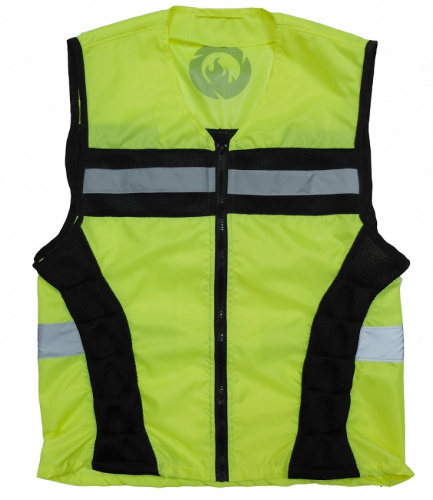 Inflame Сигнальный мотожилет Firefly зеленый неон в Москве