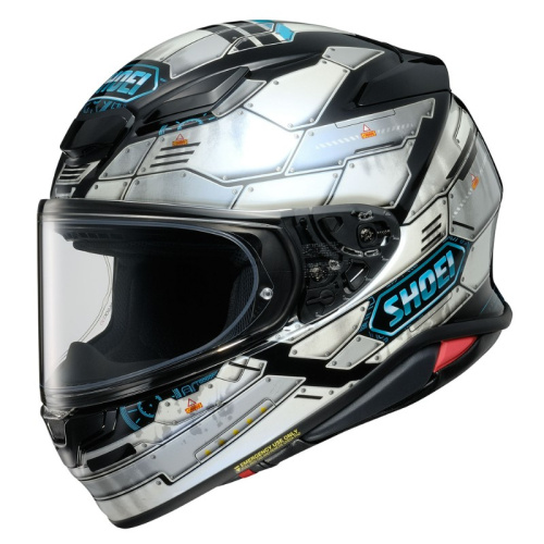 Shoei Мотошлем NXR 2 Fortress серо-черно-голубой в Москве