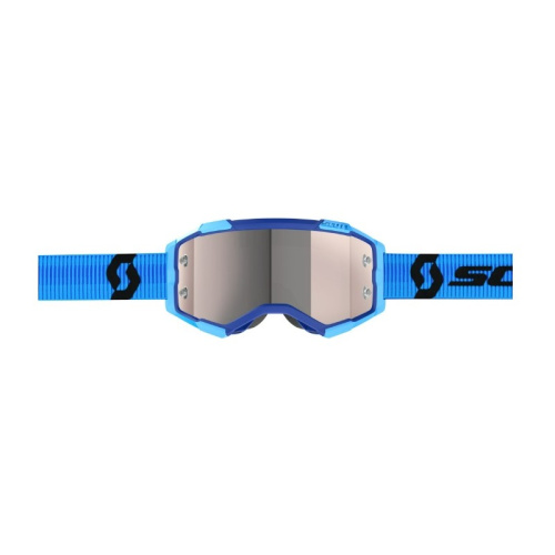 Scott Очки кроссовые Fury blue/black/silver chrome works в Москве