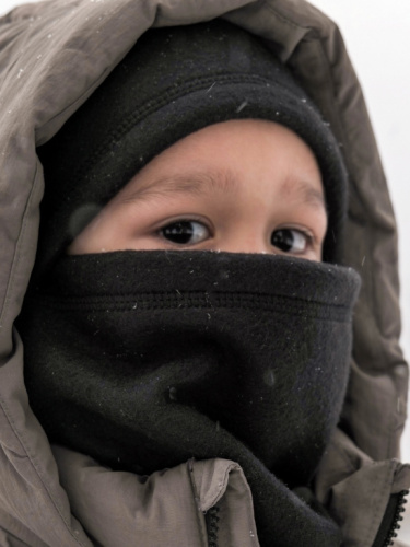 MotoLike Подшлемник детский супертеплый флисовый Якутия в Москве