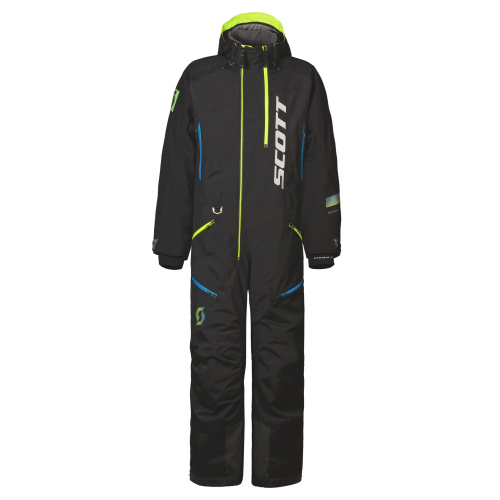 SCOTT Комбинезон DS Shell Dryo (увеличенный объем) black/neon yellow в Москве
