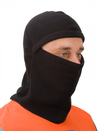 MotoLike Подшлемник супертеплый флисовый Якутия Черный в Москве