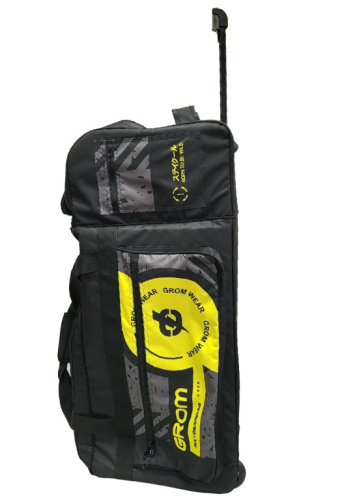 Grom Сумка для экипировки с колесами MX1 Gearbag Fragments Neongrey в Москве