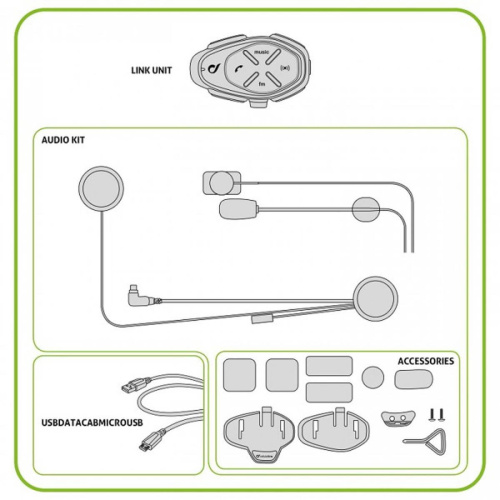Bluetooth мотогарнитура Interphone Link в Москве