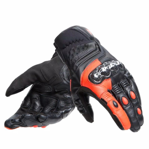 Dainese Перчатки Carbon 4 Short Black/Fluo-Red в Москве