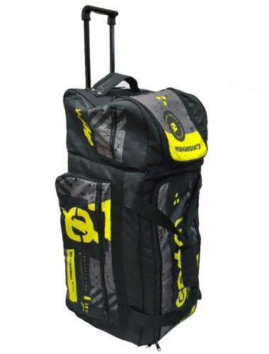 Grom Сумка для экипировки с колесами MX1 Gearbag Fragments Neongrey в Москве