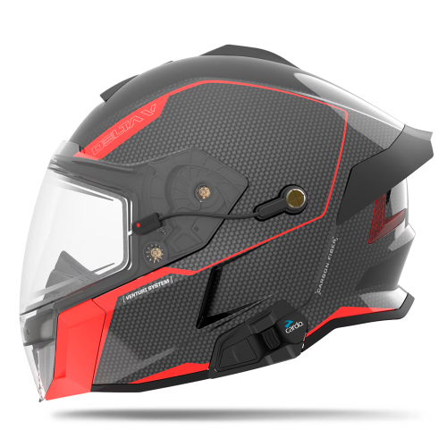 509 Шлем Delta V Carbon Commander с подогревом Racing Red в Москве