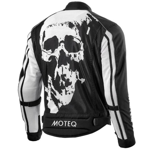 Moteq Мотокуртка текстильная сетка Rebel Черно-белая в Москве