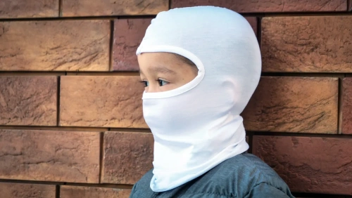 MotoLike Подшлемник детский Хлопок/Эластан Белый в Москве