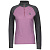 Scott Термокофта женская  Zip Defined Merino dark grey melange/cassis pink в Москве