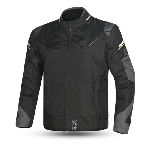 Dimox Мотокуртка текстиль Vitrix (Apex) Mens Black/Yellow в Москве