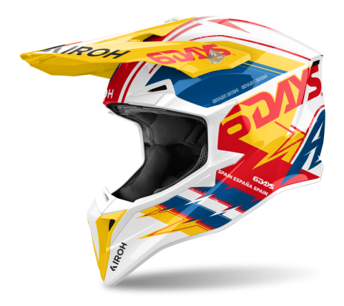 Airoh Мотошлем Wraaap Sixdays Spain 2024 Glossy в Москве