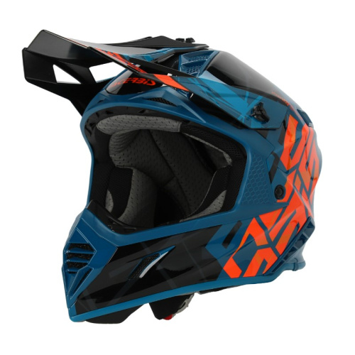 Acerbis Шлем X-Track 22-06 Black/Green Nero/Verde в Москве