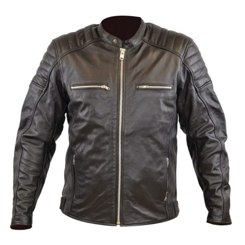 MCP Мотокуртка мужская кожаная Iron черный в Москве