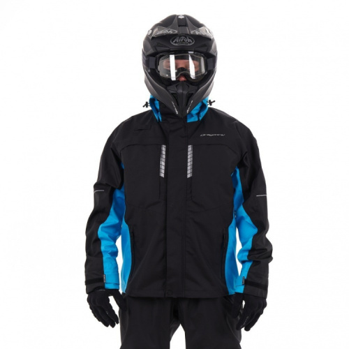 Dragonfly Куртка мембранная Quad Pro Black - Blue 2023 в Москве