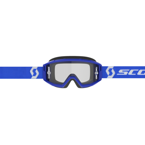 Scott Очки кроссовые Primal clear blue/white clear works в Москве