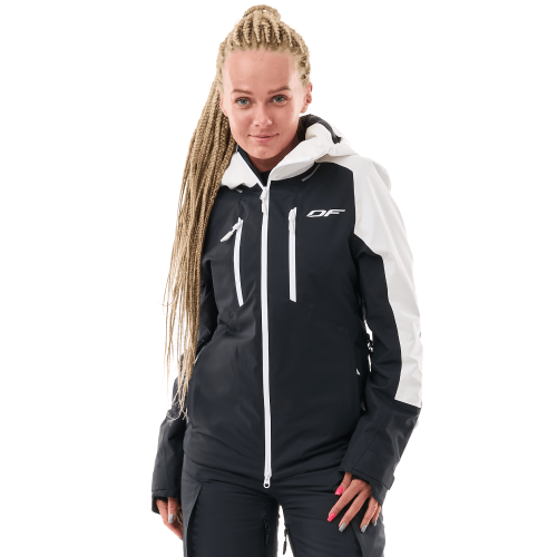 Dragonfly Куртка горнолыжная утепленная Gravity Woman 2025 White Snow-Black в Москве