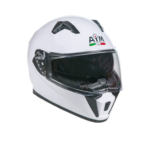 AIM Шлем интеграл JK320 White Glossy в Москве