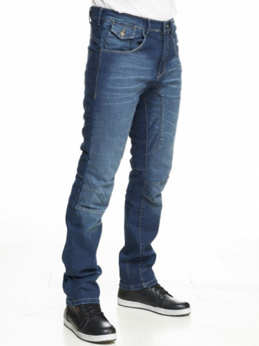 Scout Мотоджинсы Iron aramid синие в Москве