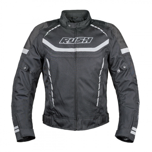 Rush Мотокуртка Walter текстиль Черный/Серый в Москве